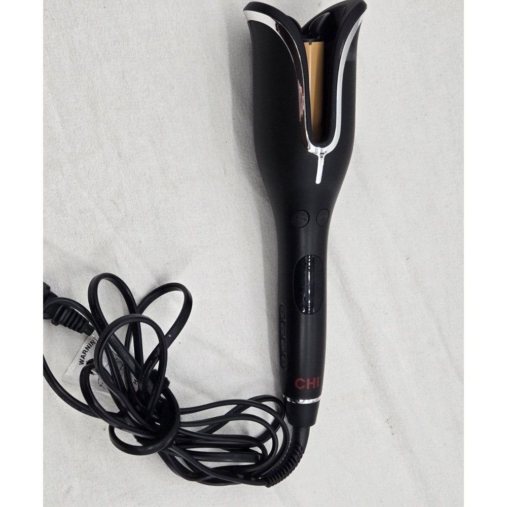 CHI Black Auto Curling Iron with Ceramic Barrel